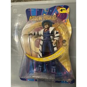 Mezco Toyz 70s Austin Powers Action Figure 2002 Mike Myers Goldmember Movie NIB